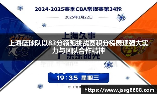 上海篮球队以83分领跑挑战赛积分榜展现强大实力与团队合作精神